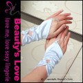 Beauty&#39;s Love Sexy Gants en satin Gants d&#39;accessoires de mariage sans fingure